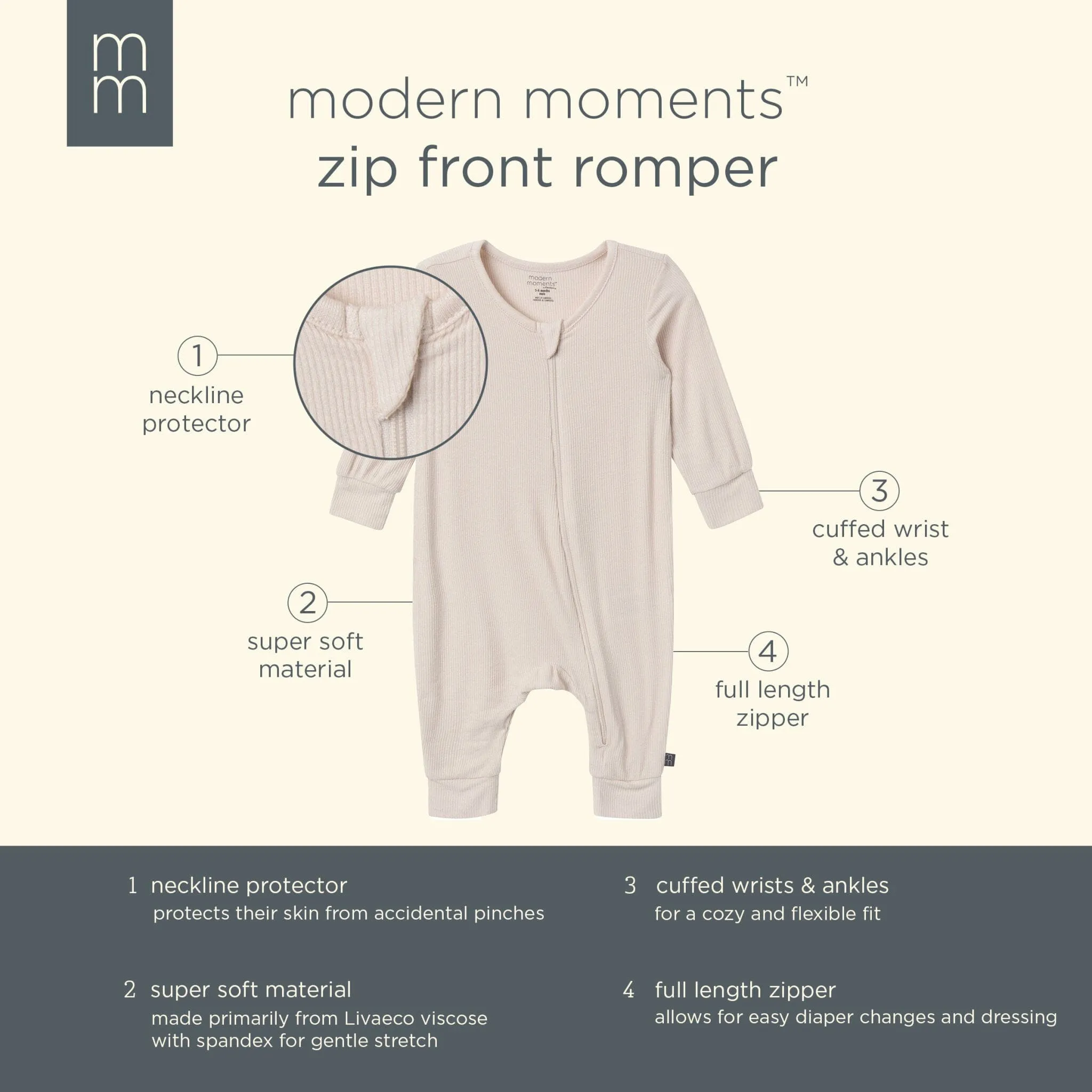 2-Pack Baby Boys Teal Fishing Zip Front Rompers Gerber Childrenswea