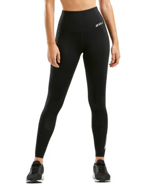 2XU Hi-Rise Women's Compression Tights (Black/Silver)