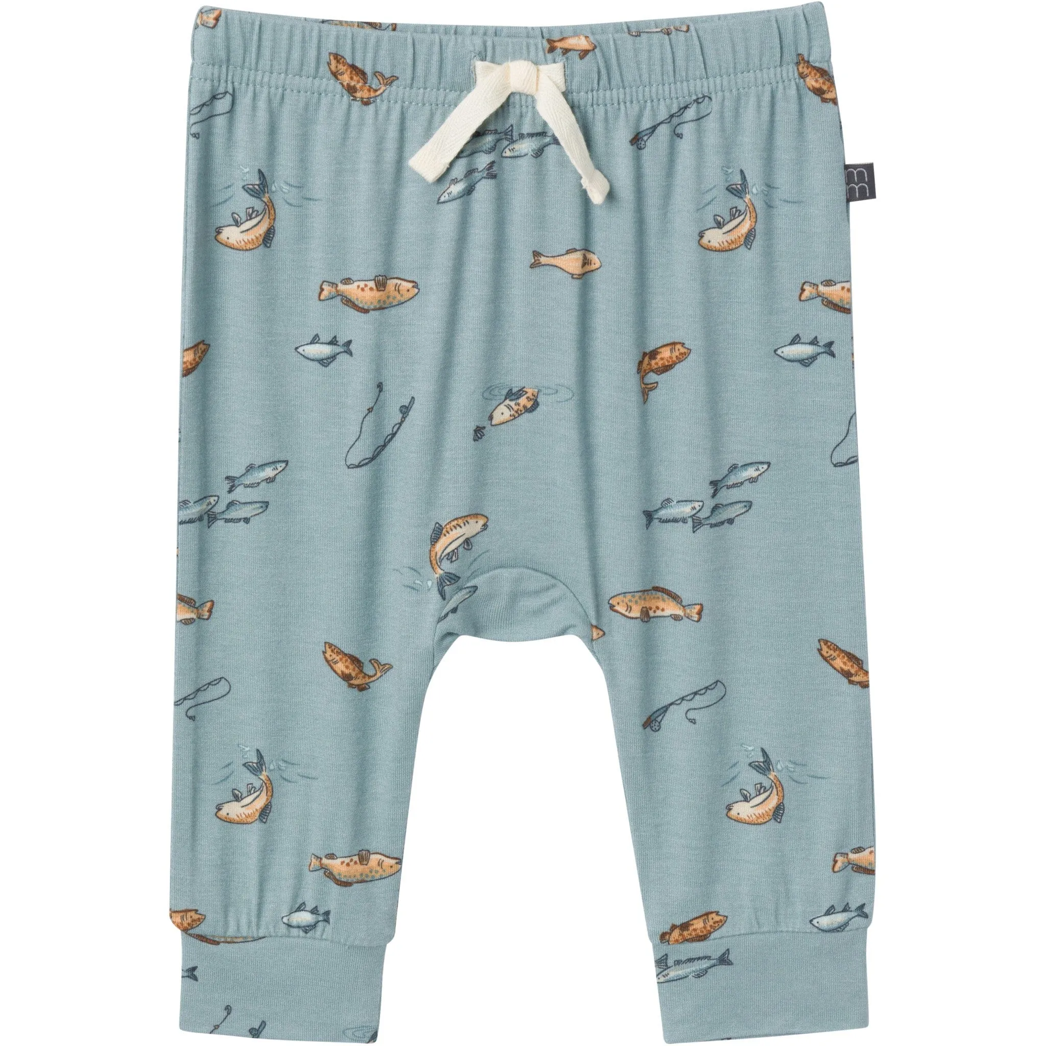 4-Piece Baby Boys Teal Fishing Bodysuits and Pants Set Gerber Childrenswea