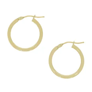 9ct Yellow Gold Hoop Earrings