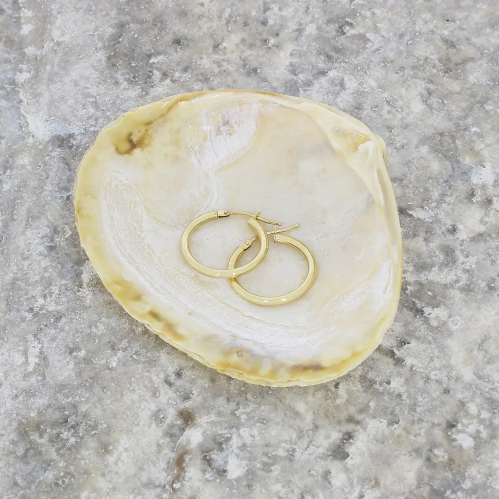 9ct Yellow Gold Hoop Earrings