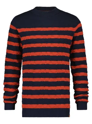 A Fish Named Fred Mountain Knit Red Stripe