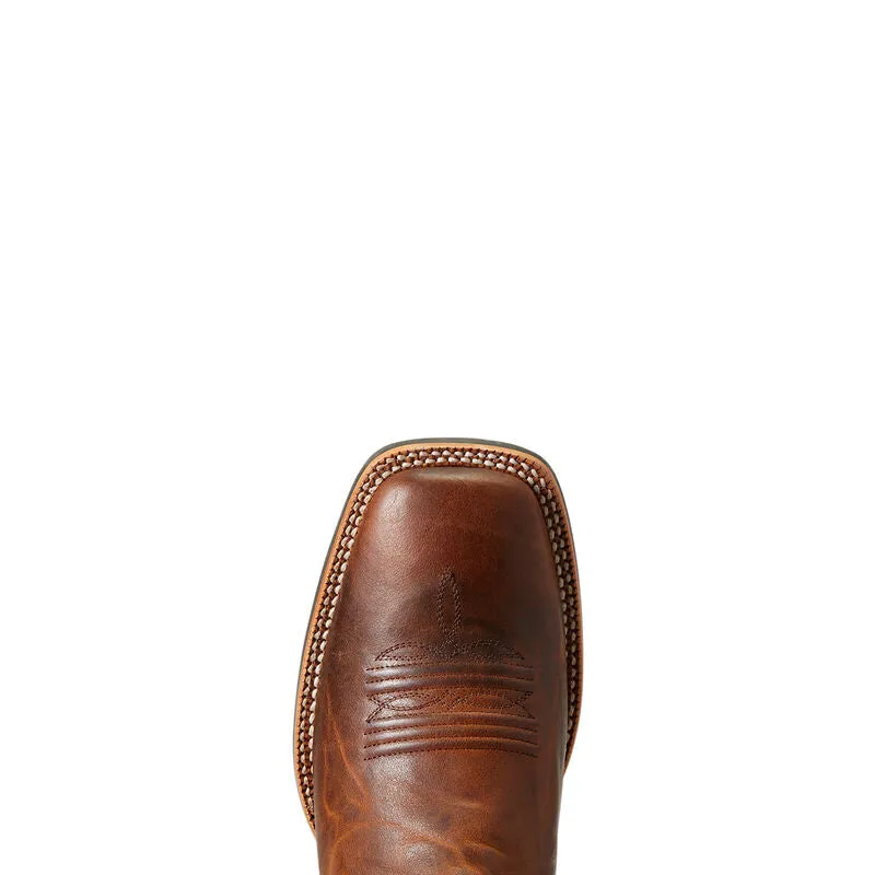 Ariat Brown Cream Brush Rider Square Toe