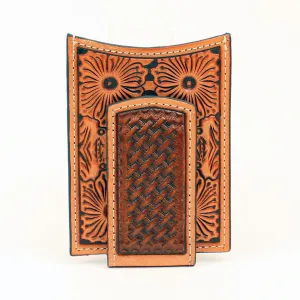 Ariat Men's Floral Embossed Money Clip