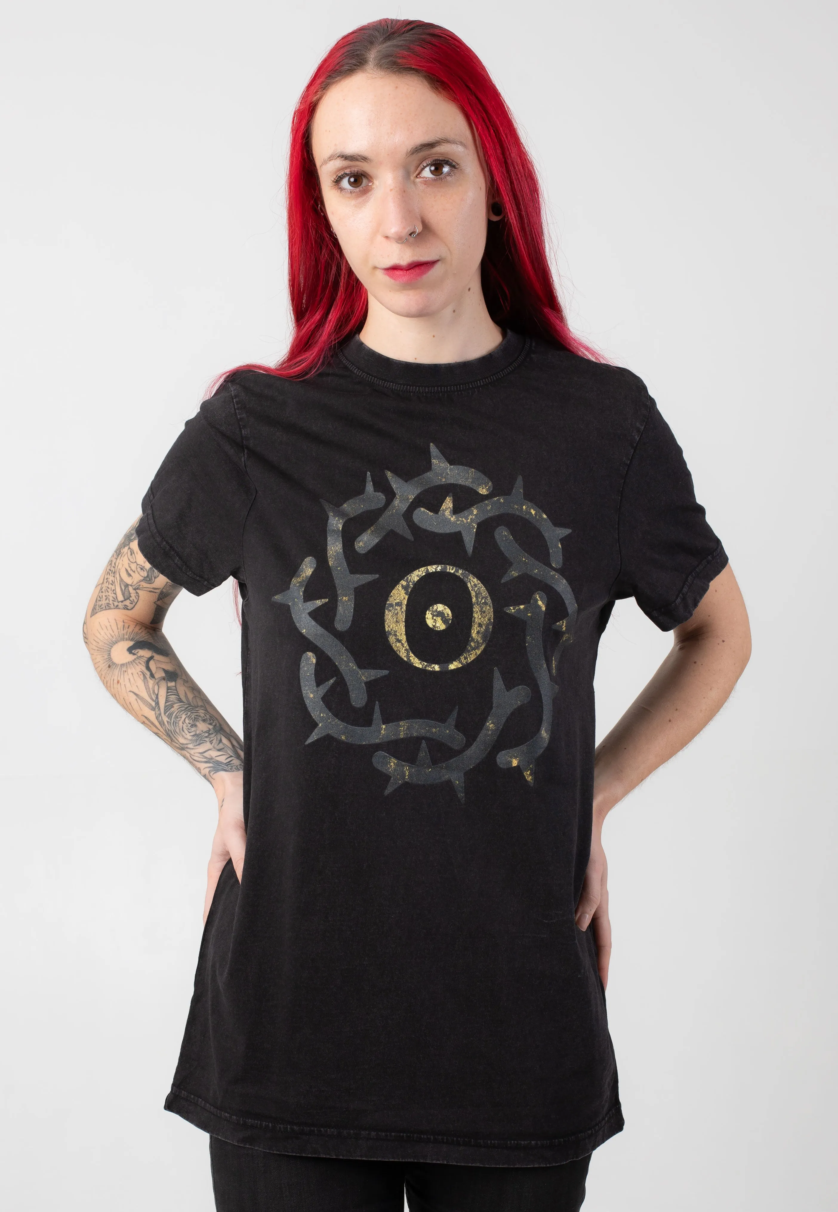Bad Omens - Apple Crown Acid Washed - T-Shirt