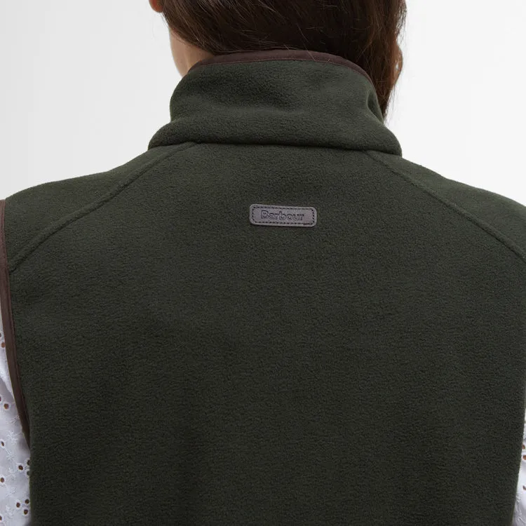 Barbour Ladies Country Colton Fleece Gilet - Sage