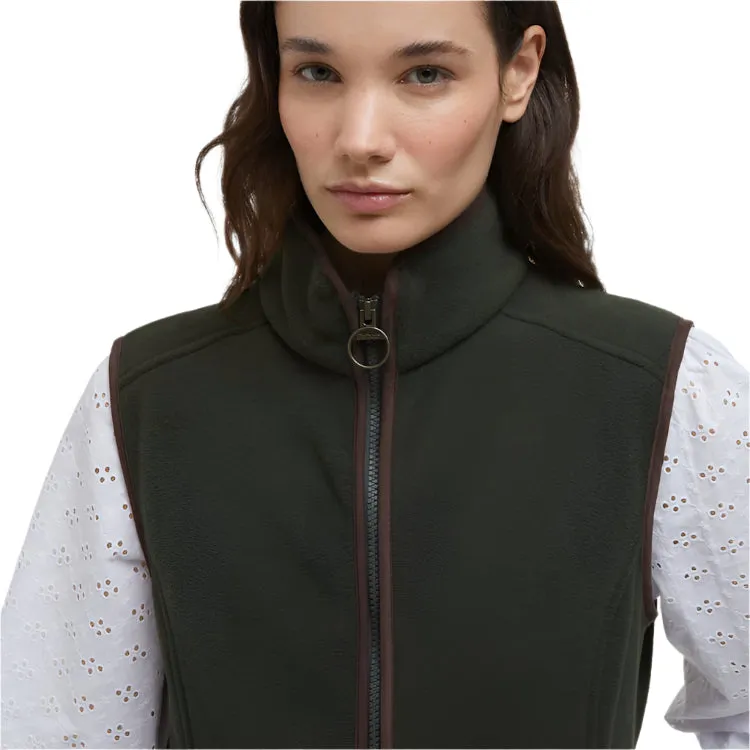Barbour Ladies Country Colton Fleece Gilet - Sage