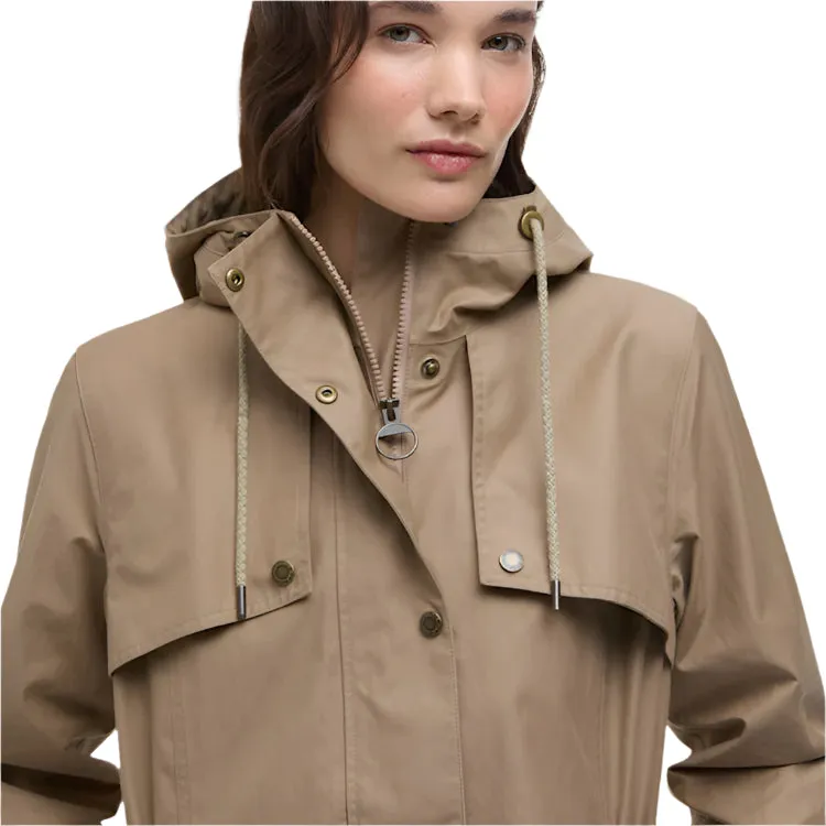 Barbour Ladies Dallas Waterproof Jacket - Military Brown/Ancient Tartan