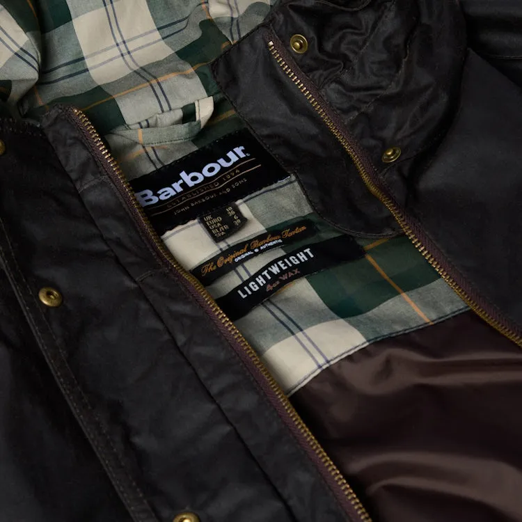 Barbour Ladies Hollies Wax Jacket - Rustic/Ancient Tartan