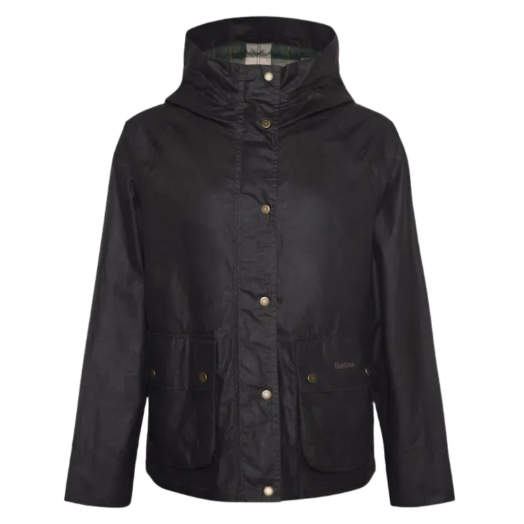 Barbour Ladies Hollies Wax Jacket - Rustic/Ancient Tartan