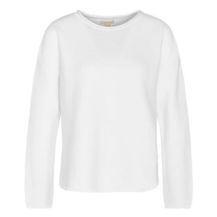 Barbour Ladies Marine Knitted Jumper - Cloud
