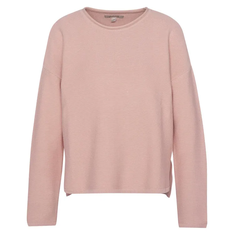 Barbour Ladies Marine Knitted Jumper - Primrose Pink