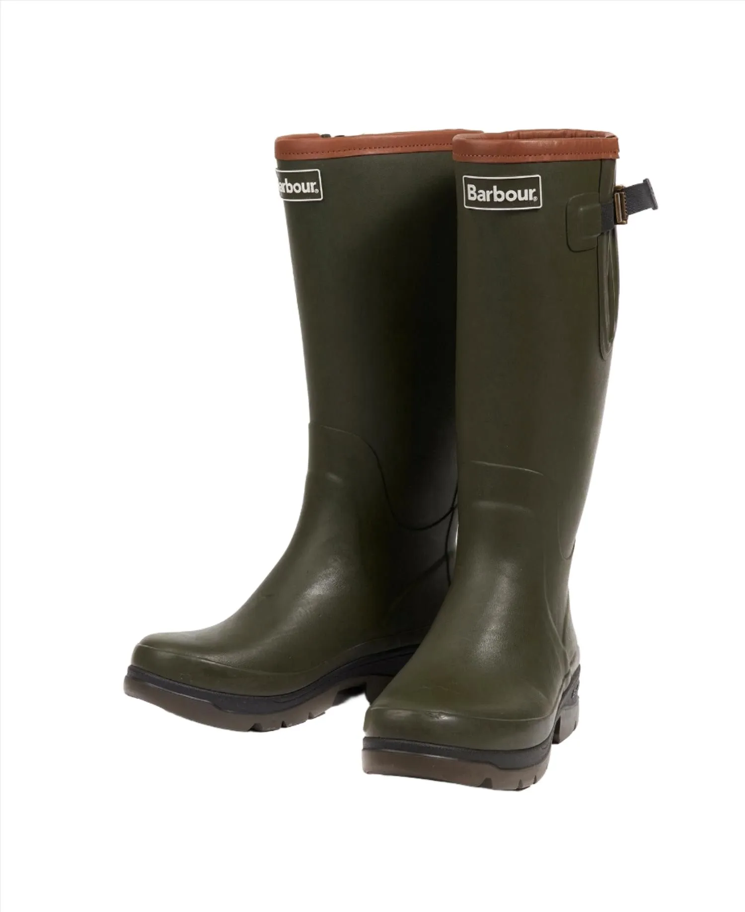 Barbour Ladies Tempest Neoprene Lined Wellington Boots - Olive