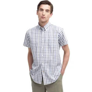 Barbour Longstone S/S Tailored Shirt - Olive - Size Medium