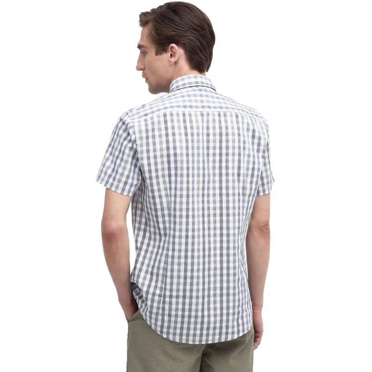 Barbour Longstone S/S Tailored Shirt - Olive - Size Medium
