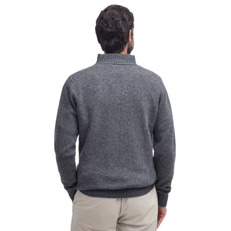 Barbour Nelson Essential Half Zip Sweater - Storm Grey