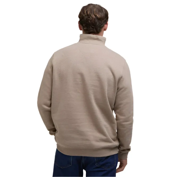 Barbour Nelson Half Zip Sweatshirt - Stone Marl