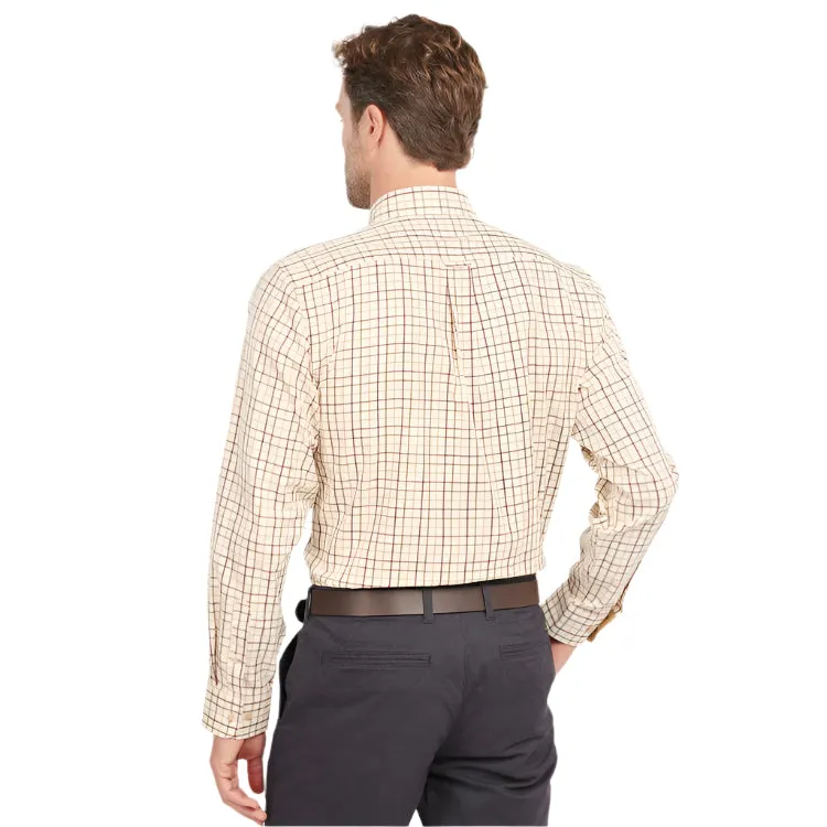 Barbour Sporting Tattersall Shirt - Red/Khaki