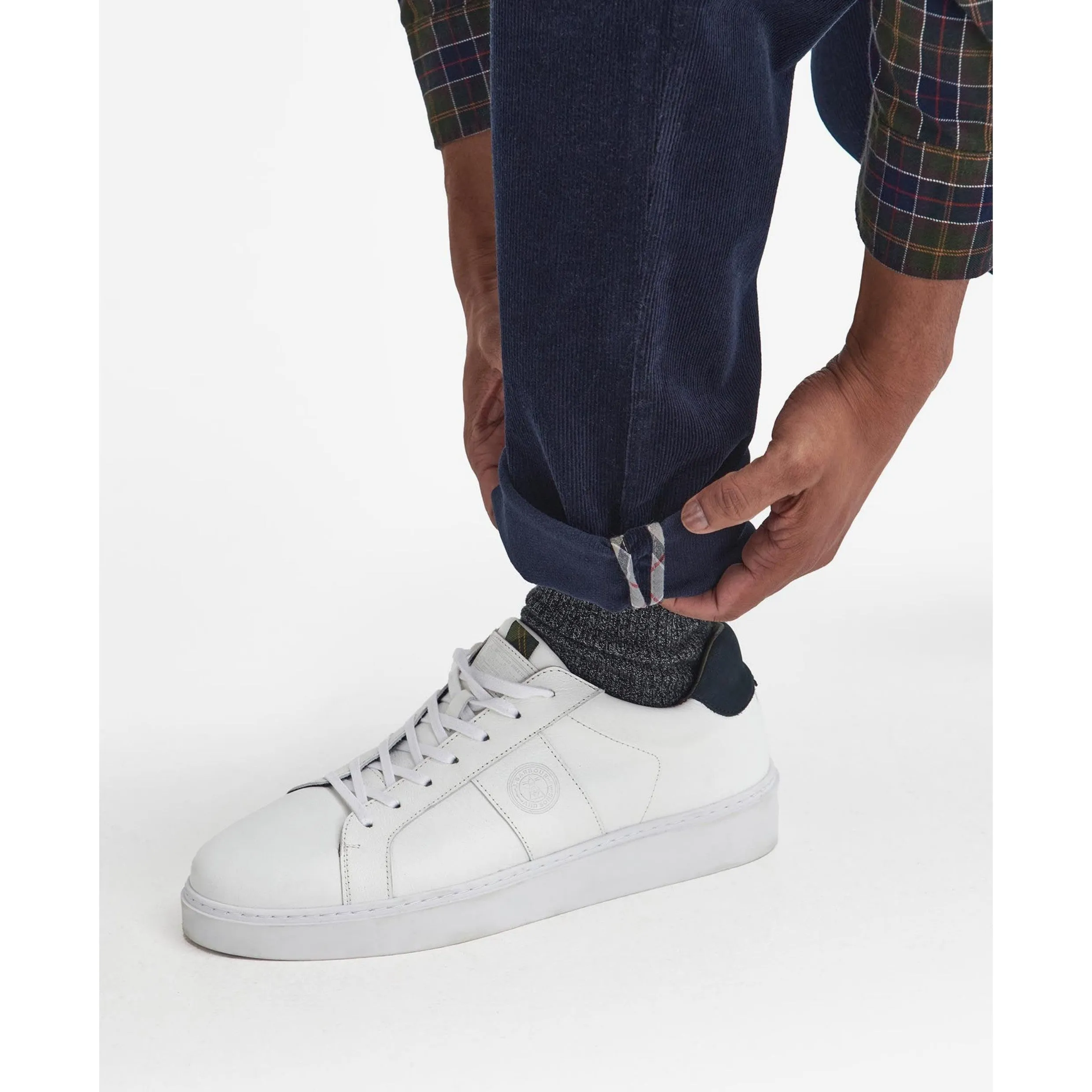 Barbour Stretch Cord Tailored Trousers MTR0739NY91 Navy