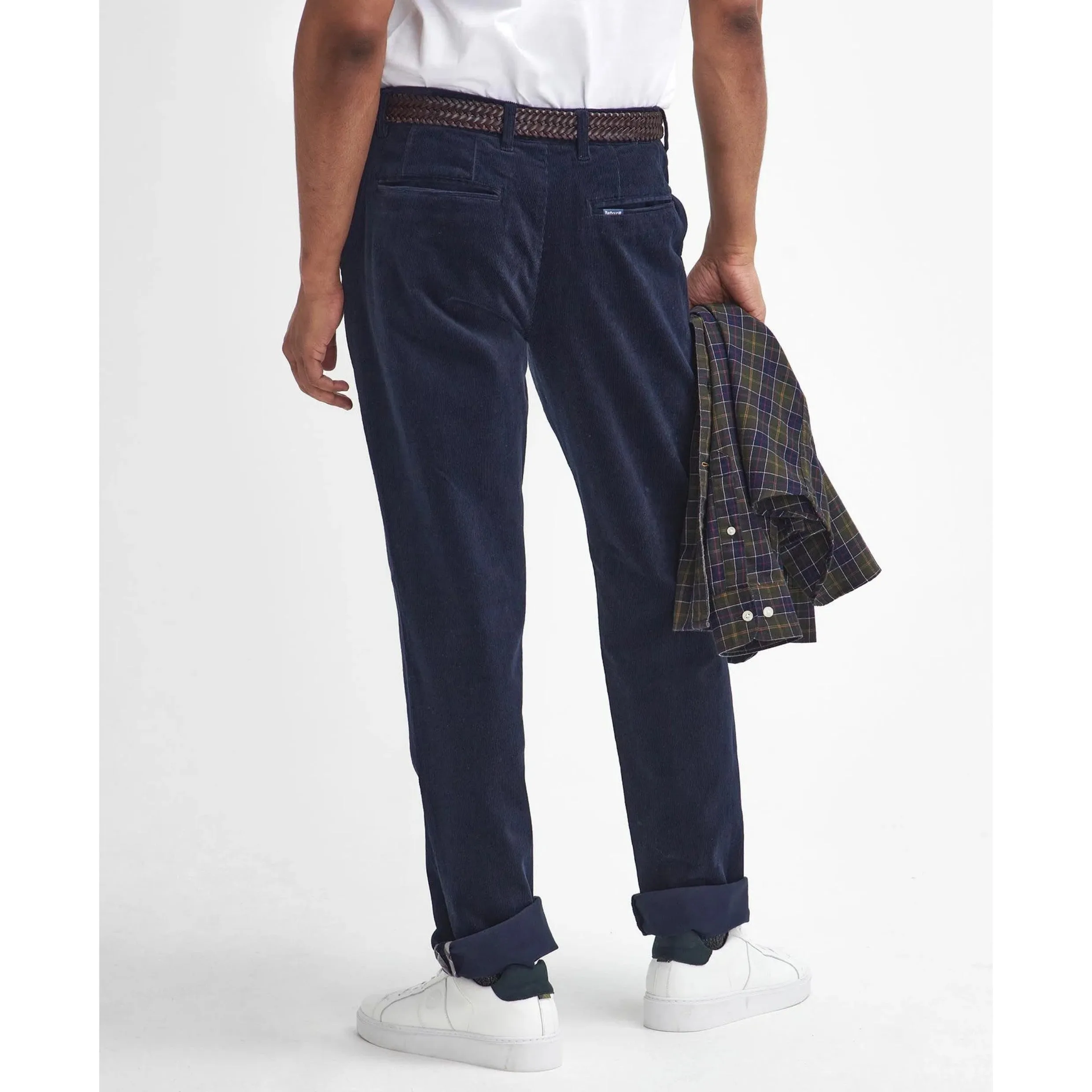 Barbour Stretch Cord Tailored Trousers MTR0739NY91 Navy