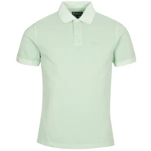 Barbour Washed Sports Polo - Dusty Mint