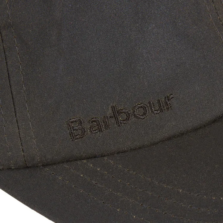 Barbour Wax Sports Cap - Olive