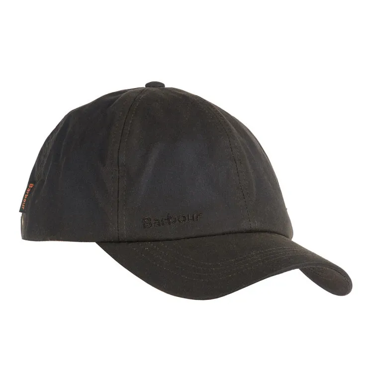 Barbour Wax Sports Cap - Olive