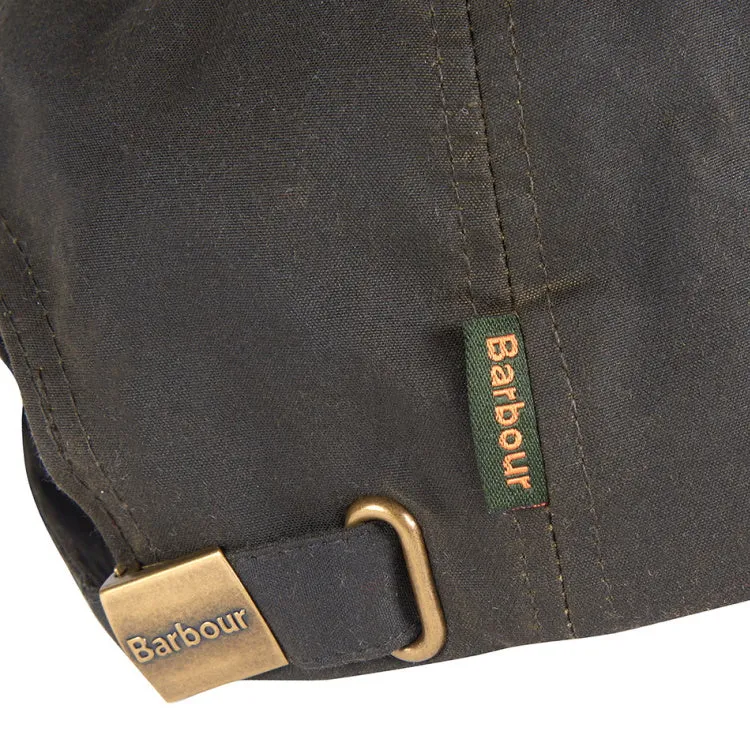 Barbour Wax Sports Cap - Olive