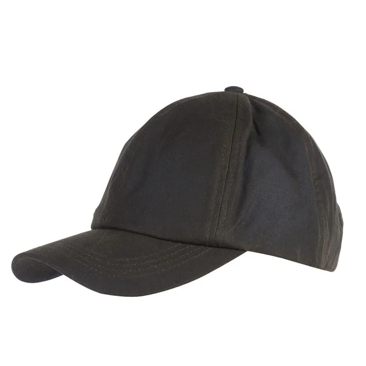 Barbour Wax Sports Cap - Olive