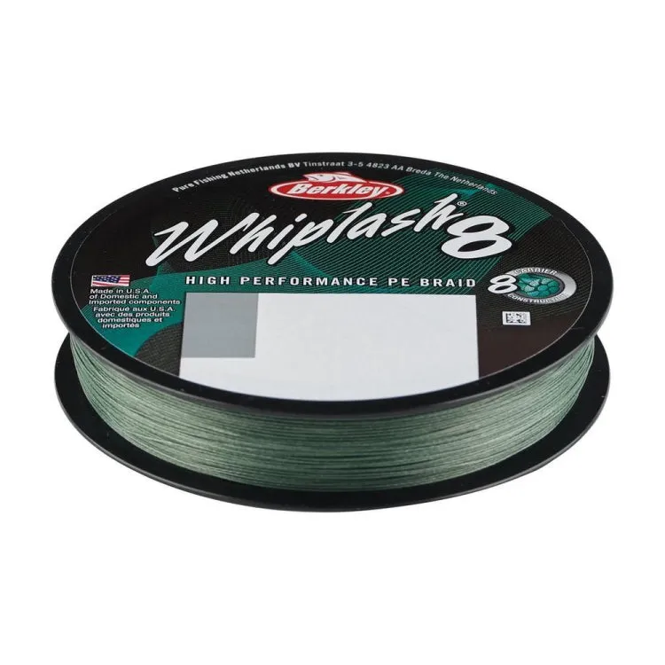 Berkley Whiplash 8 Braid - Moss Green - 300m