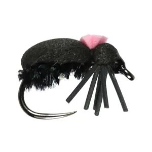 Black Foam Beetle Dry Flies