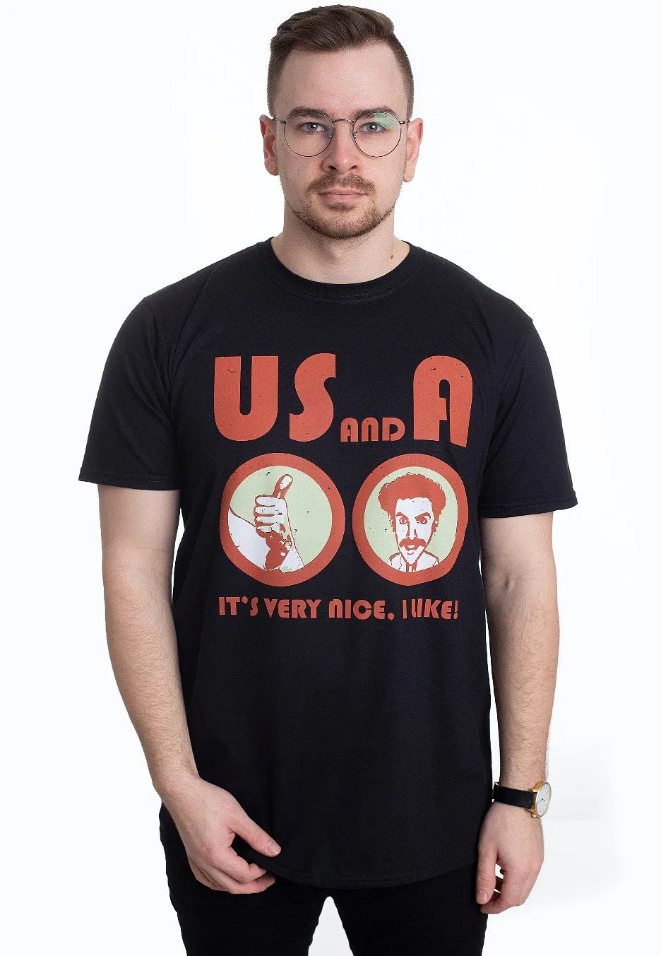 Borat - US and A, Very Nice, I Like - T-Shirt