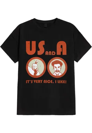 Borat - US and A, Very Nice, I Like - T-Shirt