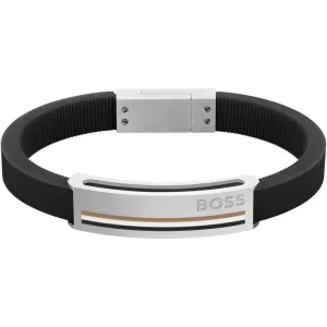 Boss Jewellery Mens Silicone Bracelet 1580364M