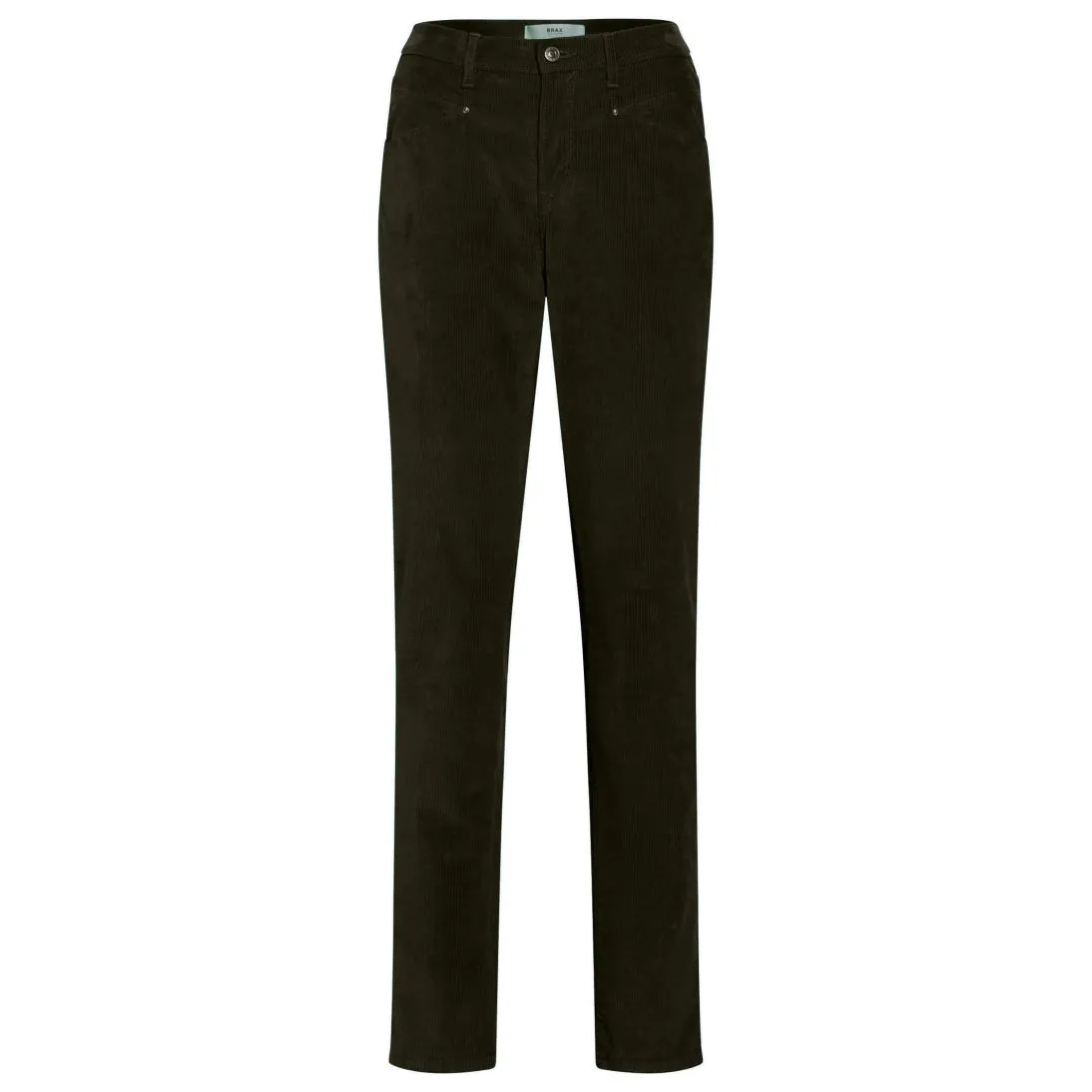 Brax Mary Five-pocket Stretch Jeans 73-1838 In Olive