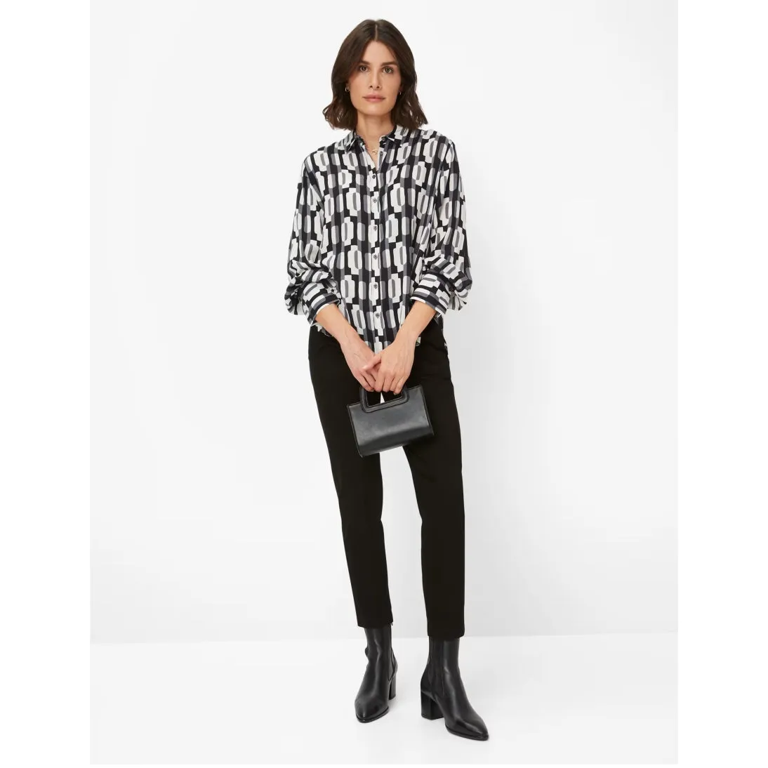 Brax Vic Blouse 45-8638 Black
