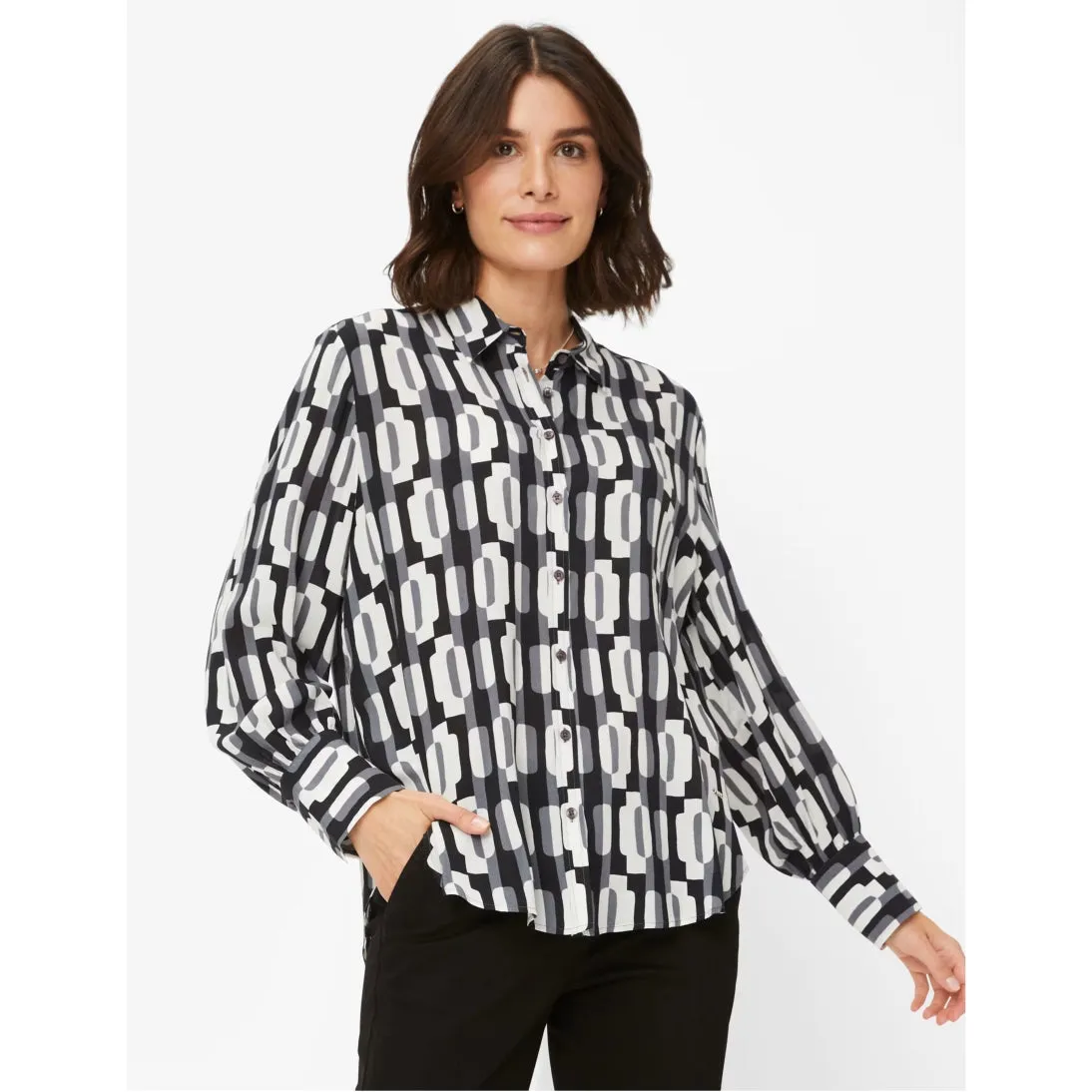 Brax Vic Blouse 45-8638 Black