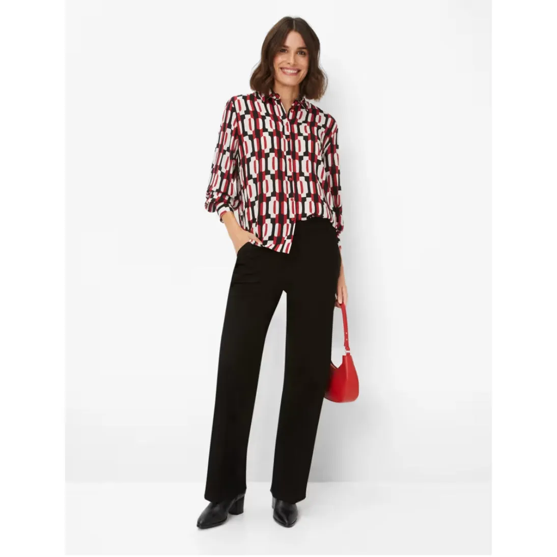 Brax Vic Blouse 45-8638 Carmine