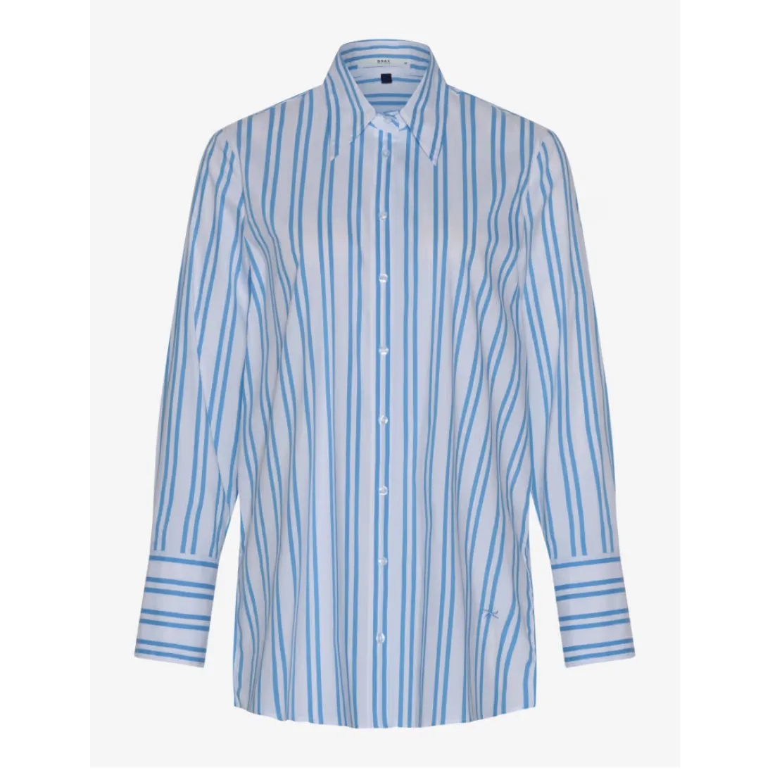 Brax Vicki Oversized Long Blouse 45-5698 Blue Dusk