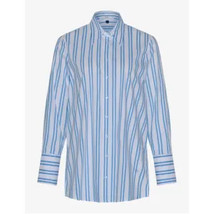 Brax Vicki Oversized Long Blouse 45-5698 Blue Dusk