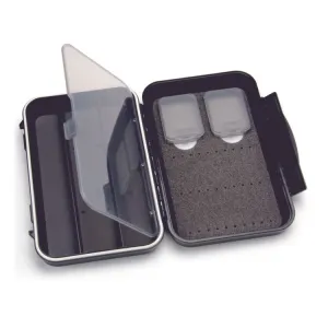 C&F Design 2-Row Waterproof Tube Fly Case With 3 Compartments - Medium - Black