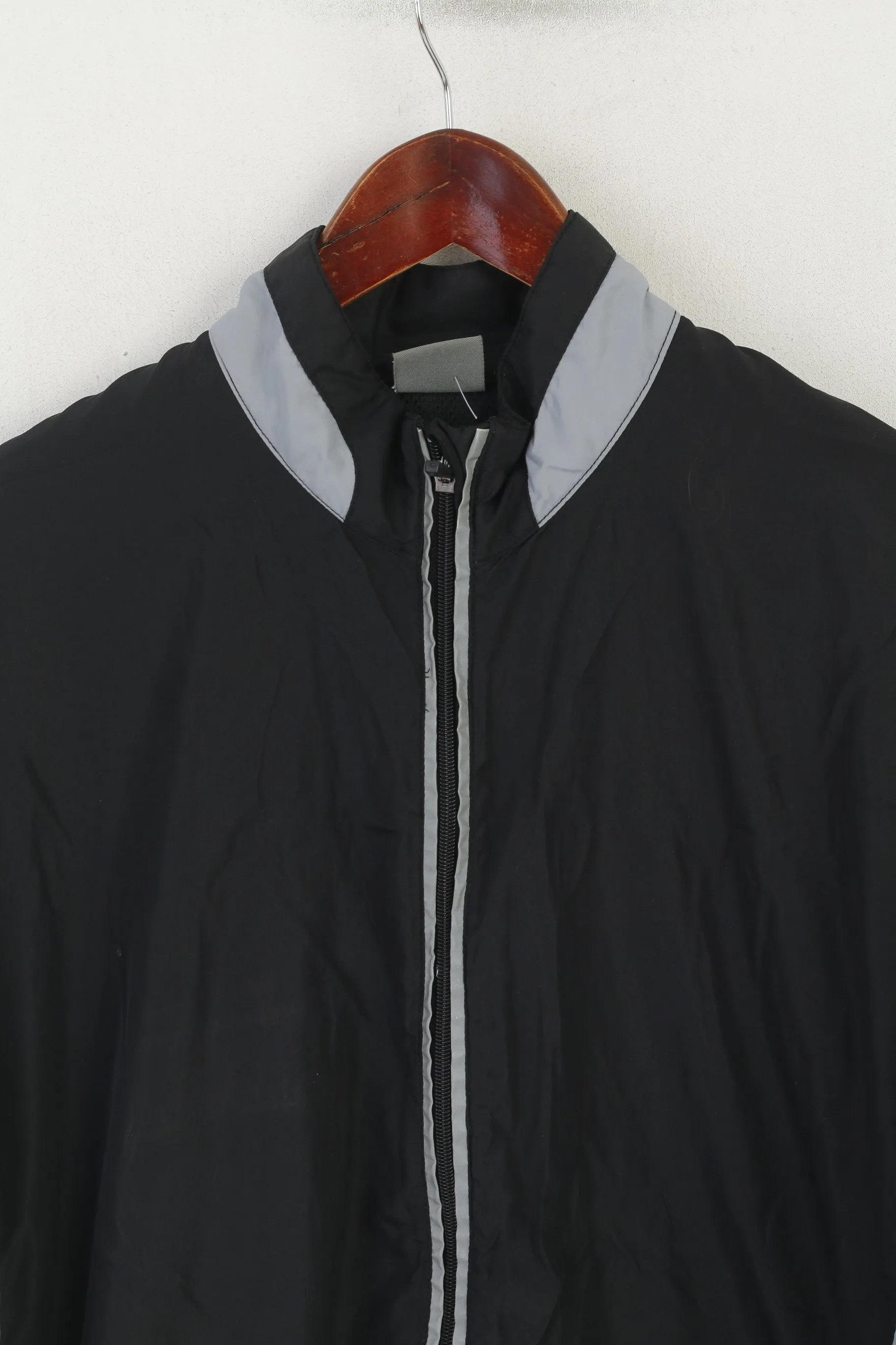 Cap The Vision Men L Jacket Black Sportswear Søværnets Sergent Full Zip Top