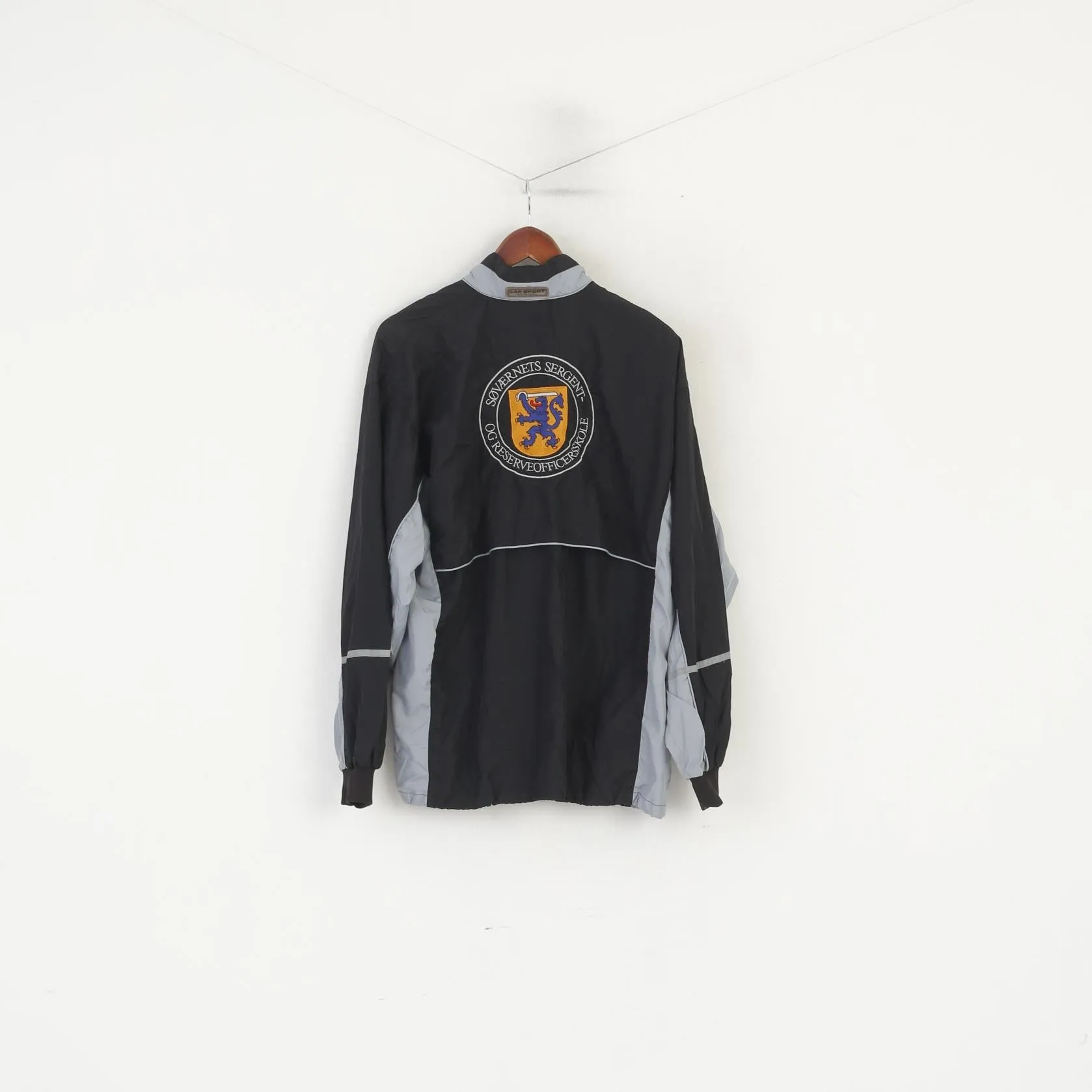 Cap The Vision Men L Jacket Black Sportswear Søværnets Sergent Full Zip Top