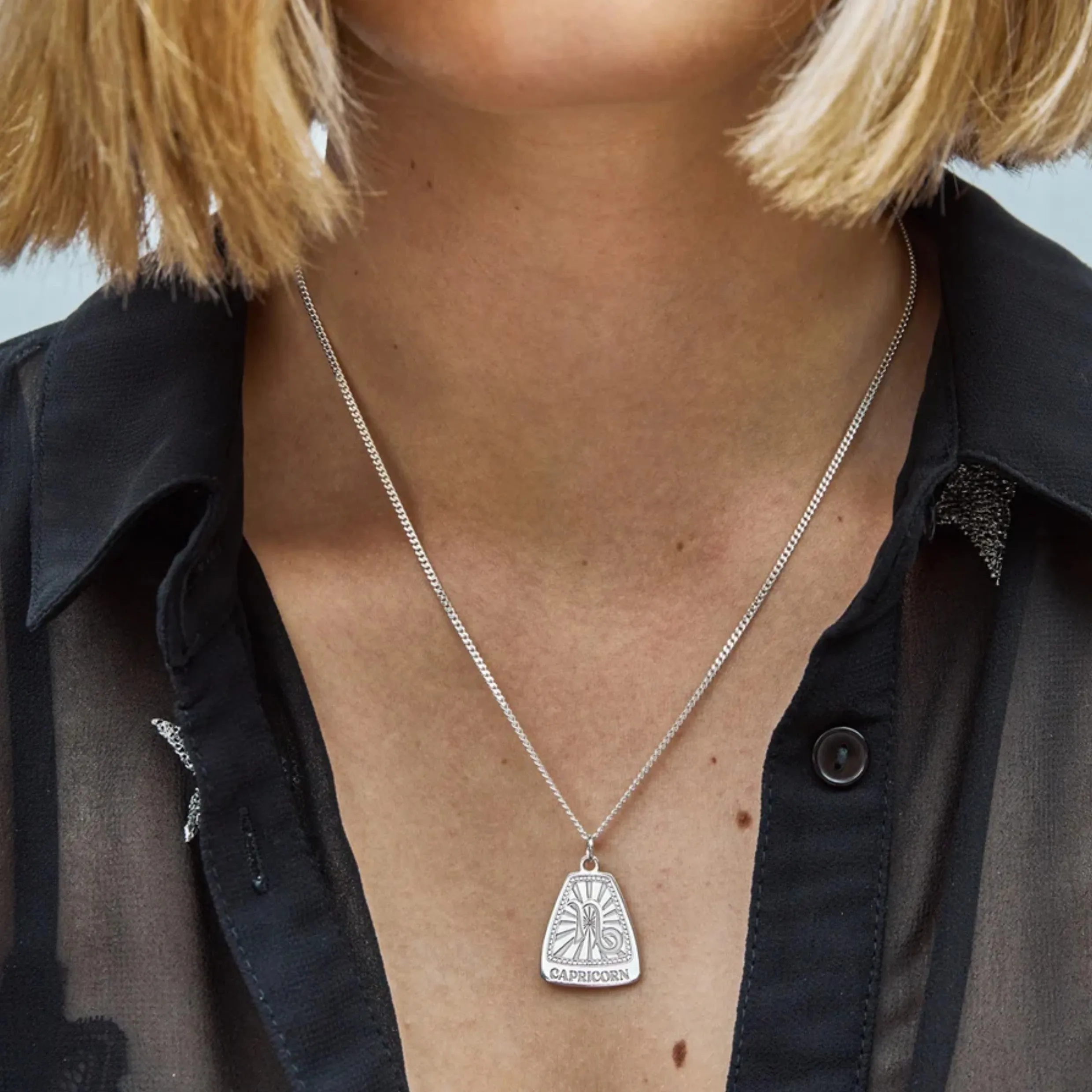 Carter Gore Capricorn Zodiac Pendant Necklace