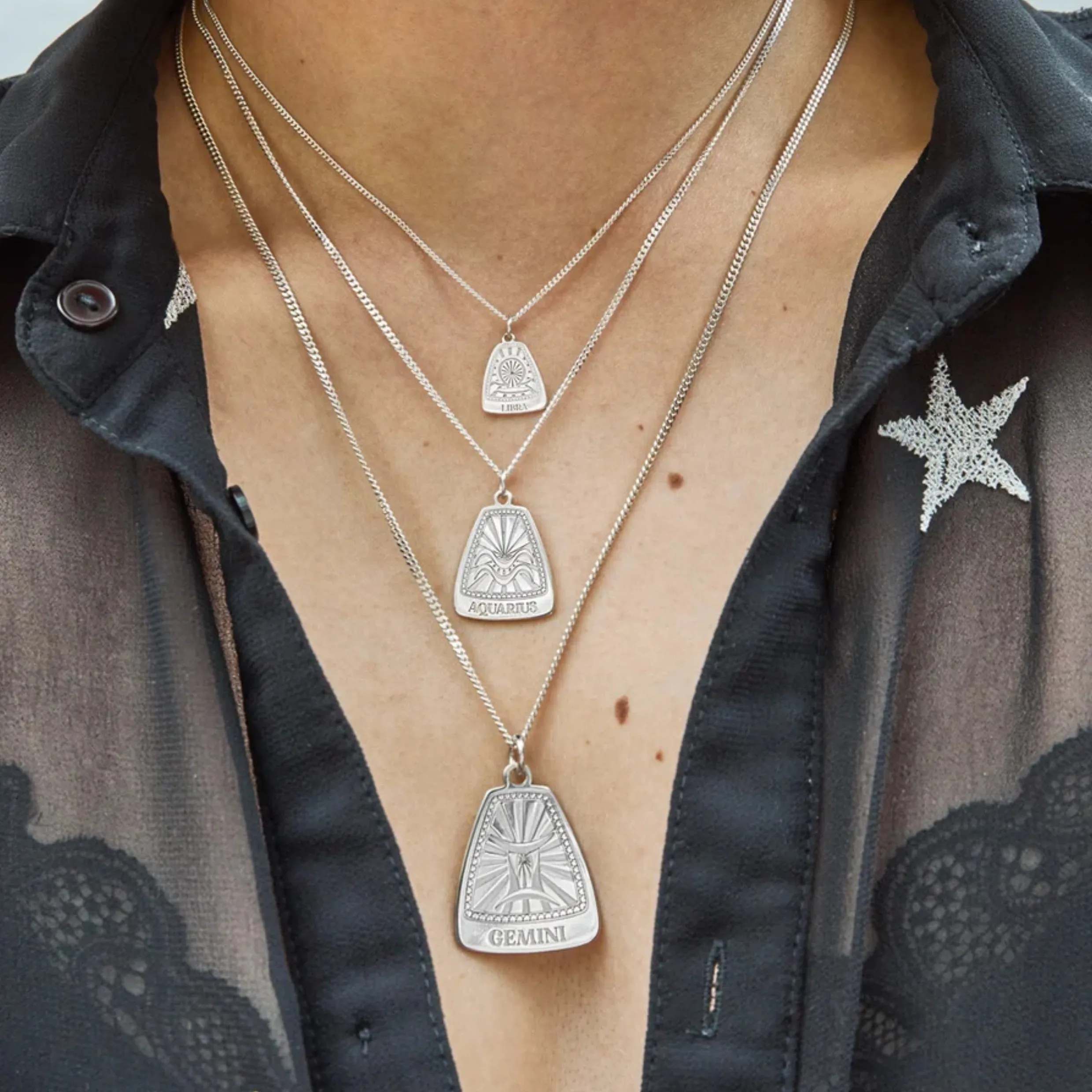 Carter Gore Libra Zodiac Pendant Necklace