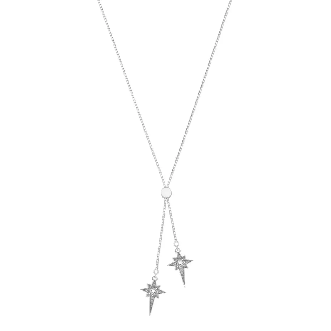 Carter Gore North Star Slider Necklace Sterling Silver
