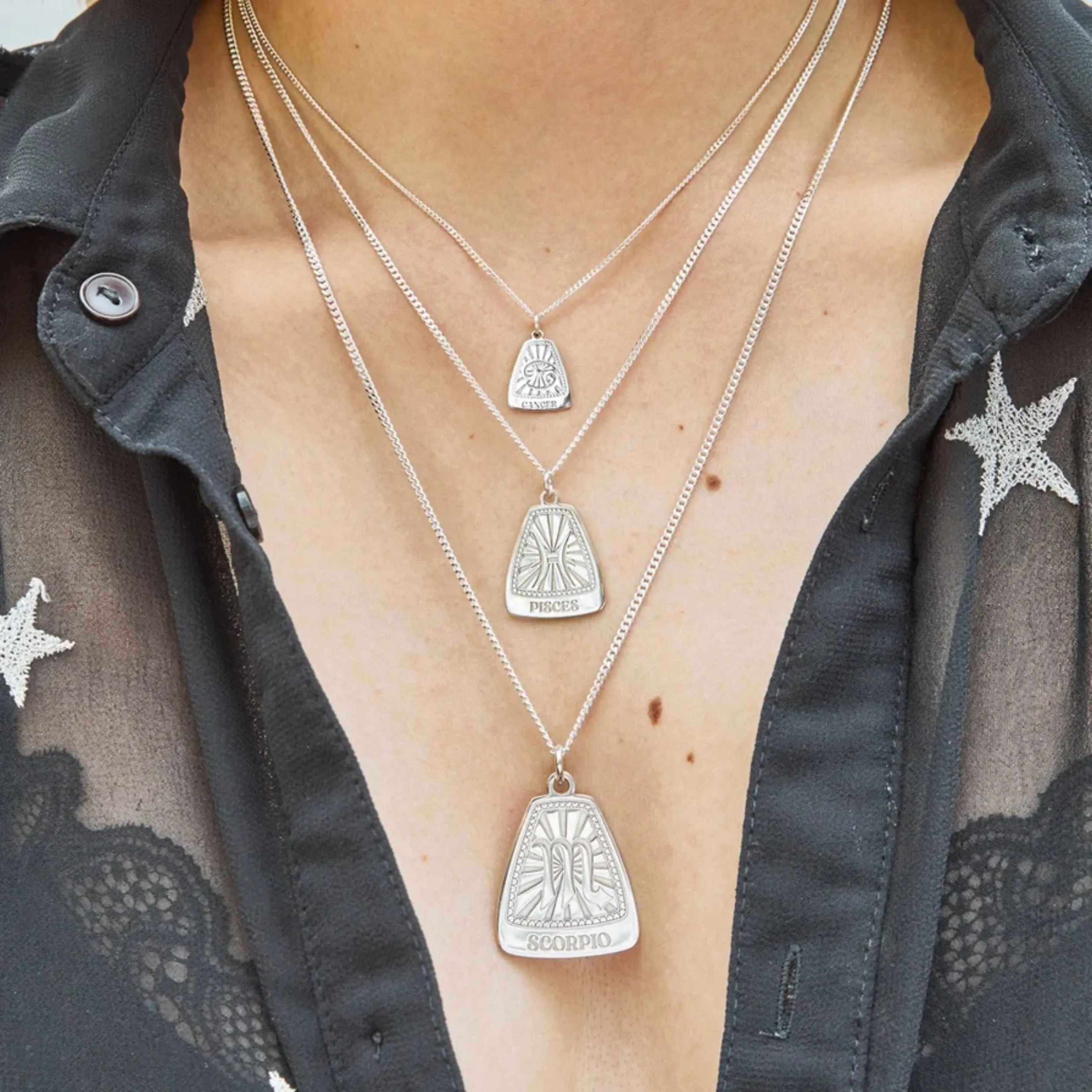 Carter Gore Scorpio Zodiac Pendant Necklace