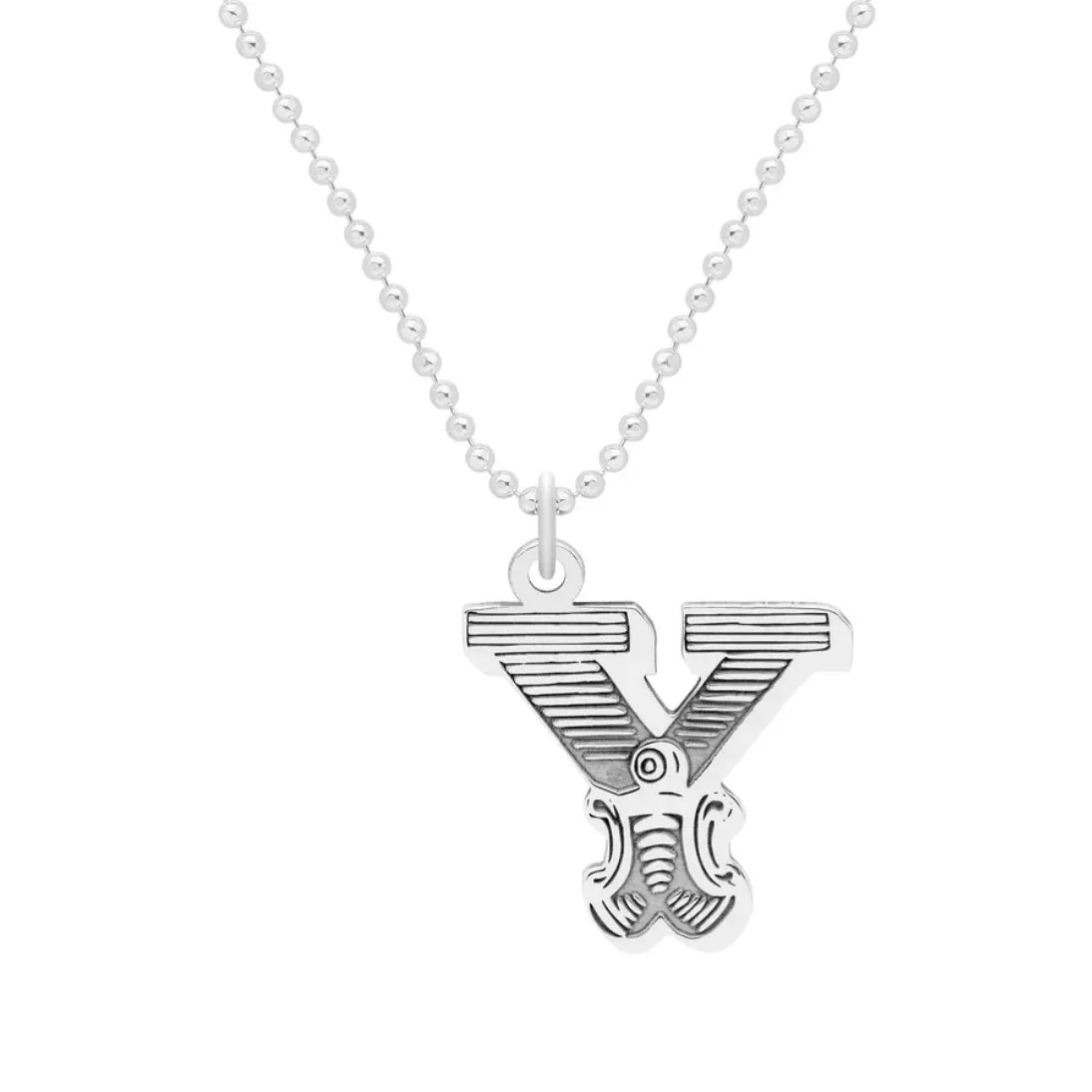 Carter Gore Small Letter Necklace Sterling Silver A-Z