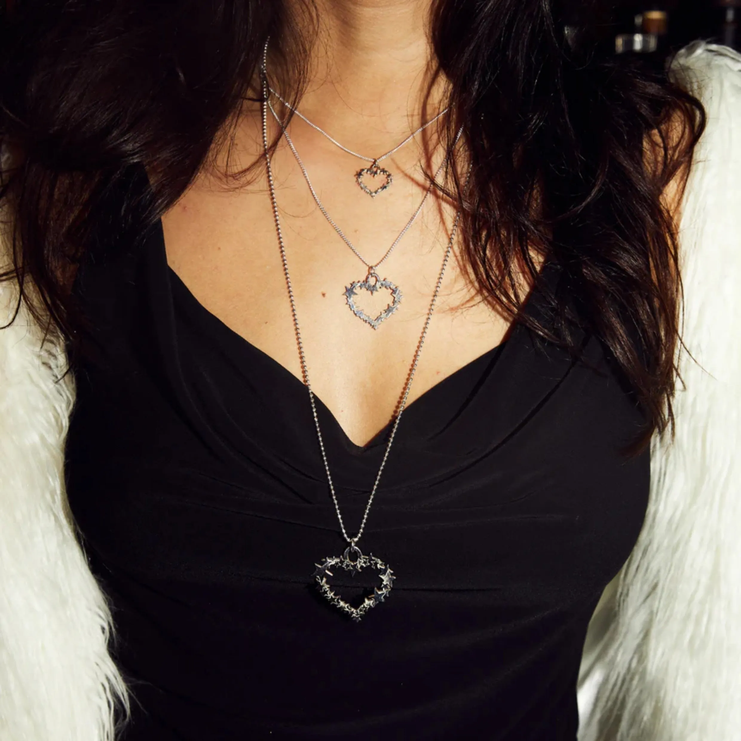 Carter Gore Star Heart Pendant Necklace