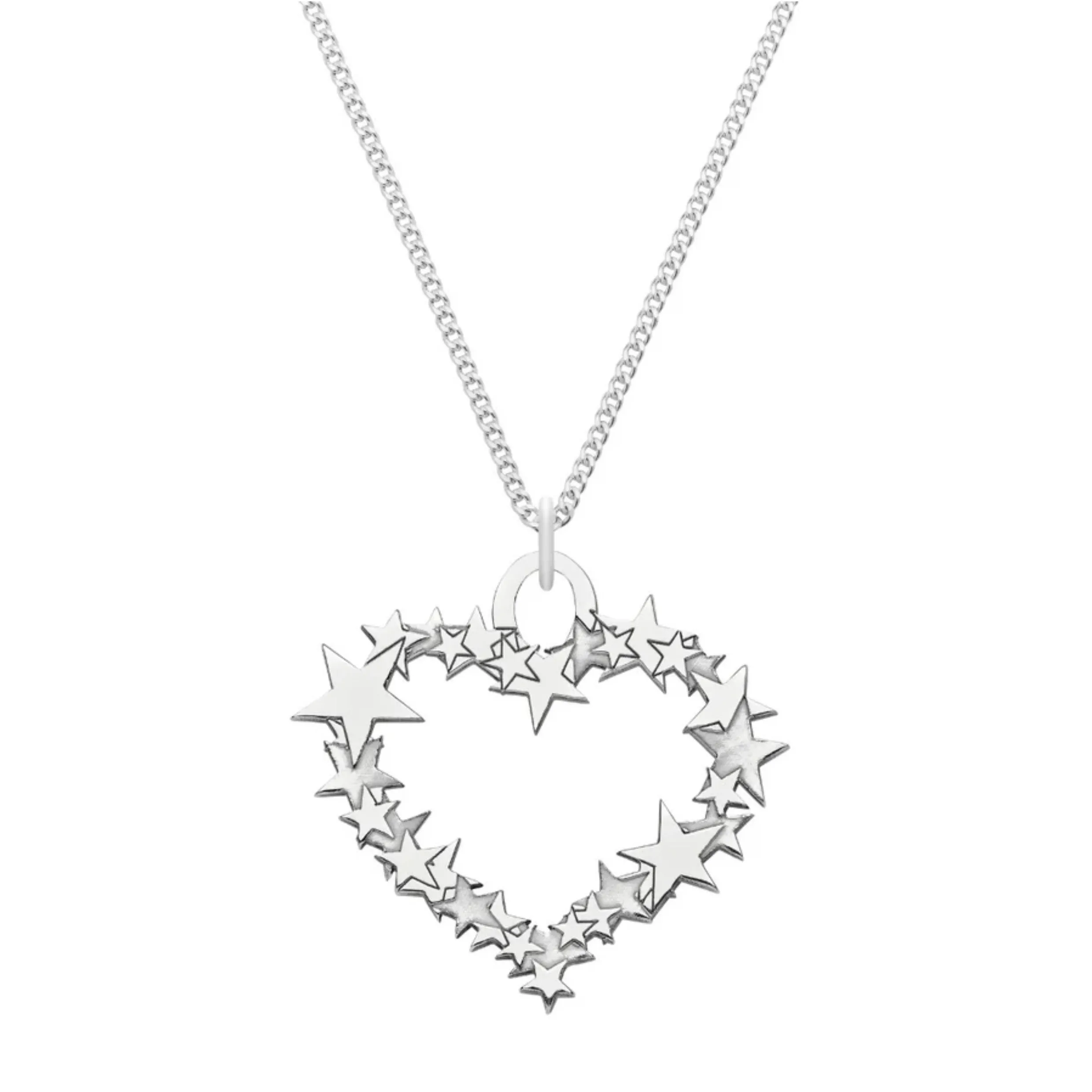 Carter Gore Star Heart Pendant Necklace